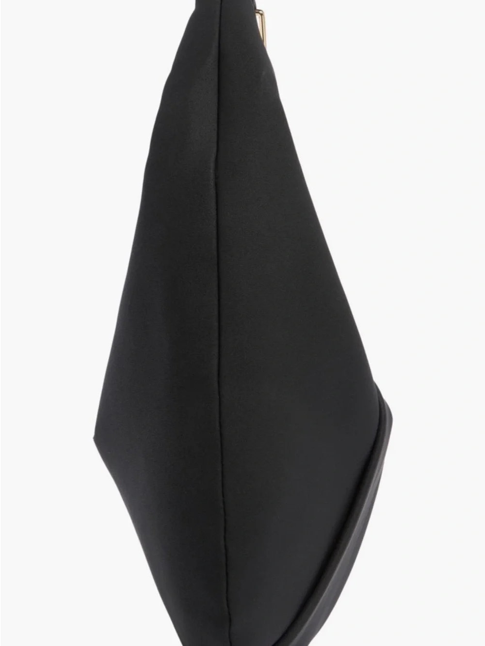 Sculpted Urban Expressions Black Crescent Hobo faux suede